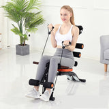 Adjustable Declined Sit Up Bench Mutifunctional Cycling Bike Abdominal Bench with Home Gym Fitness Bench-Crunch Push up Board